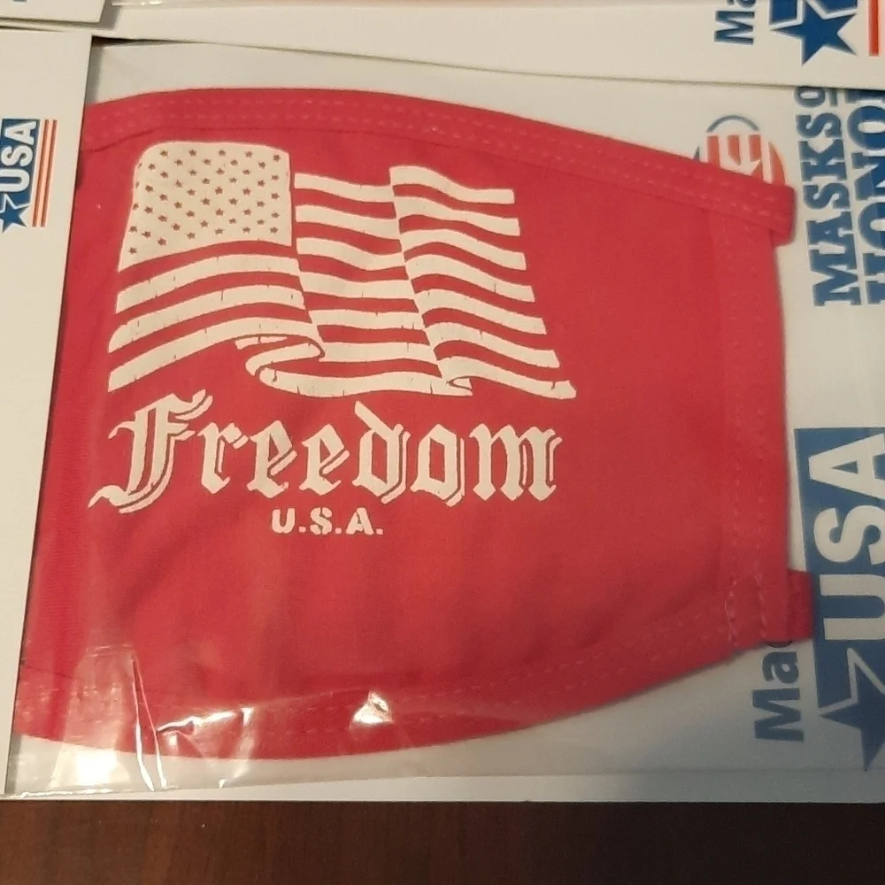 Face Masks 2 for 1 Made in USA NWT